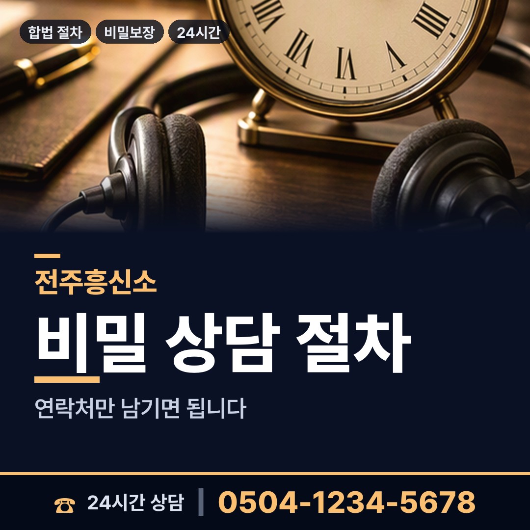 전주 서신동 야간조사 상담 안내